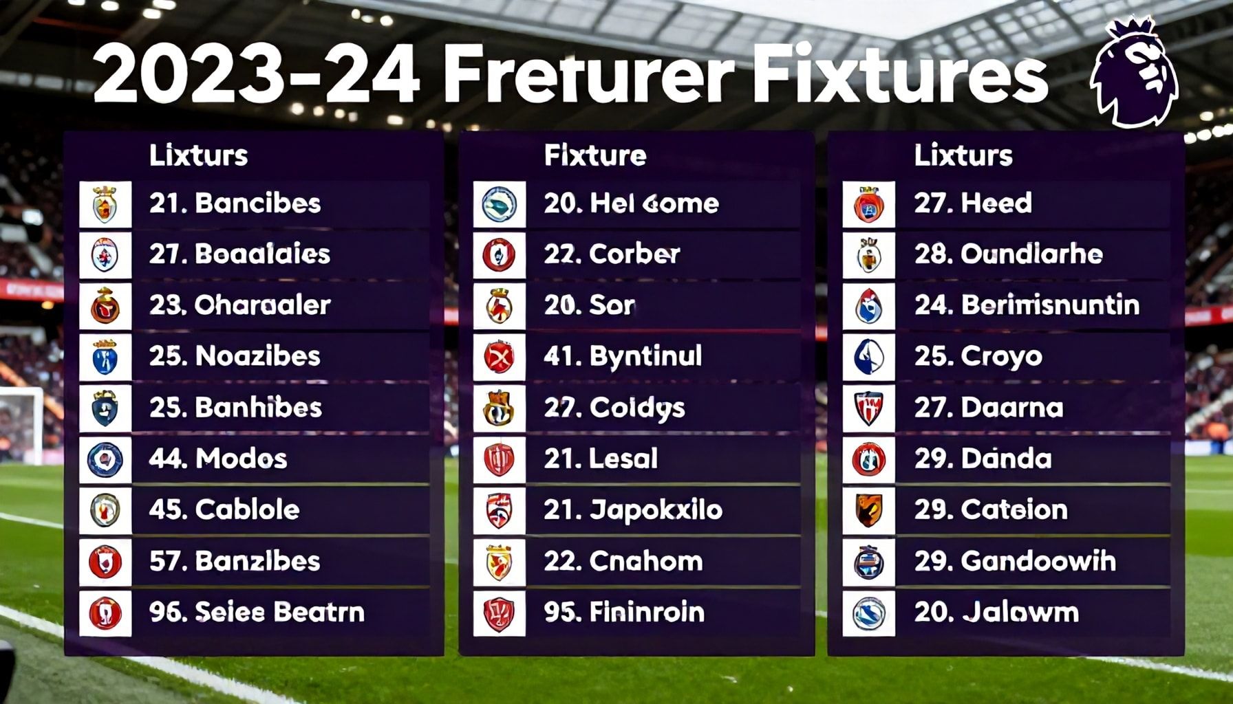 Premier League reveals 2023-24 fixture list