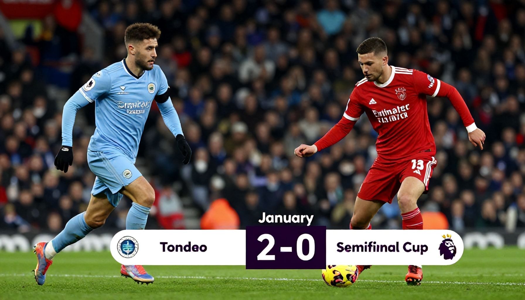 Premier League rivals draw each other in January showdown