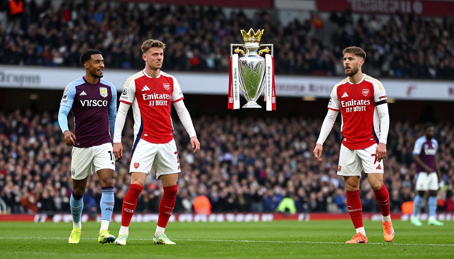 Premier League title race intensifies with Arsenal and Aston Villa clash