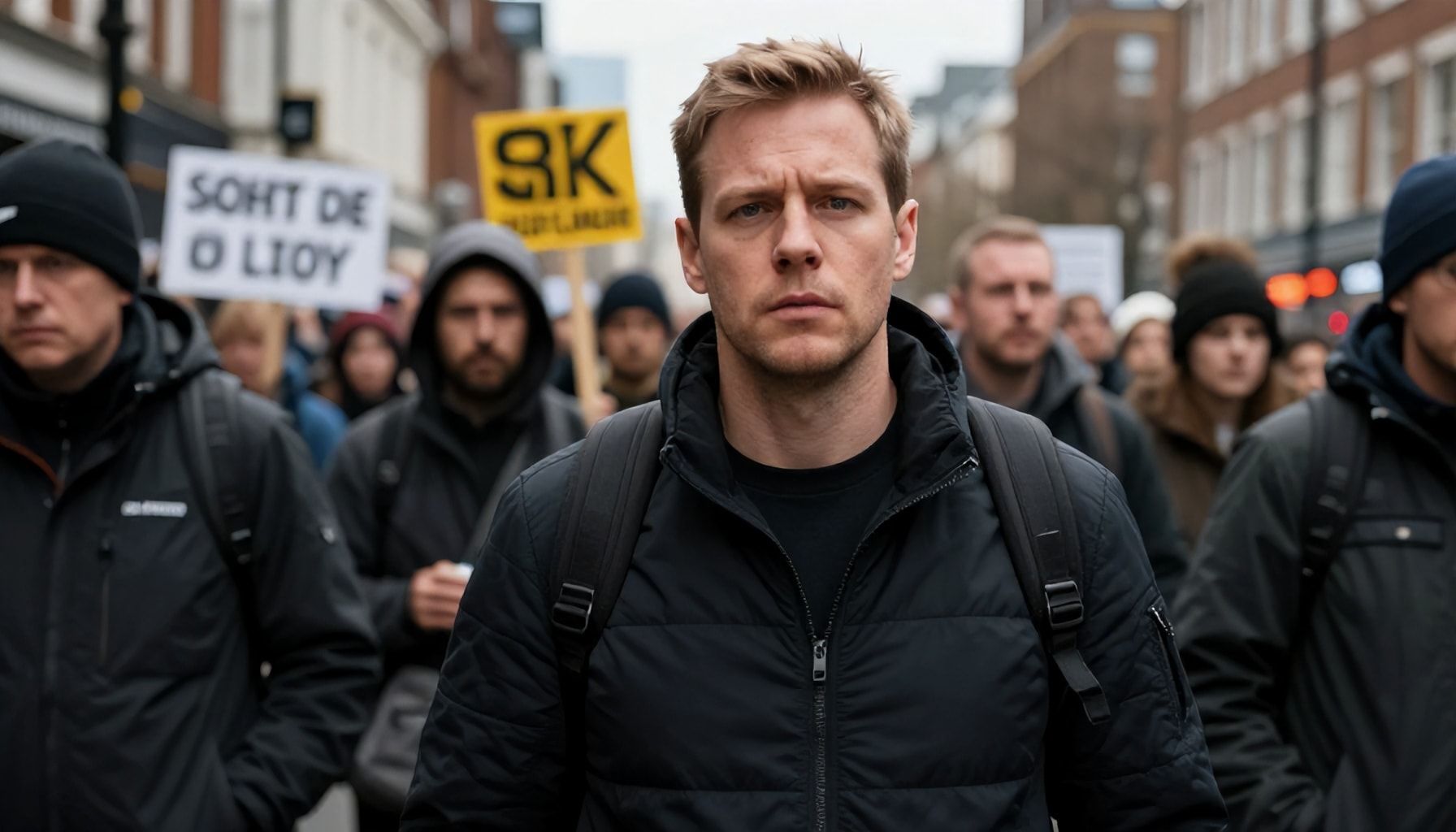 Protest Turns Violent: Ben Curran Taken Into Custody