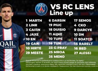 PSG and Lens announce lineups for crucial Ligue 1 clash