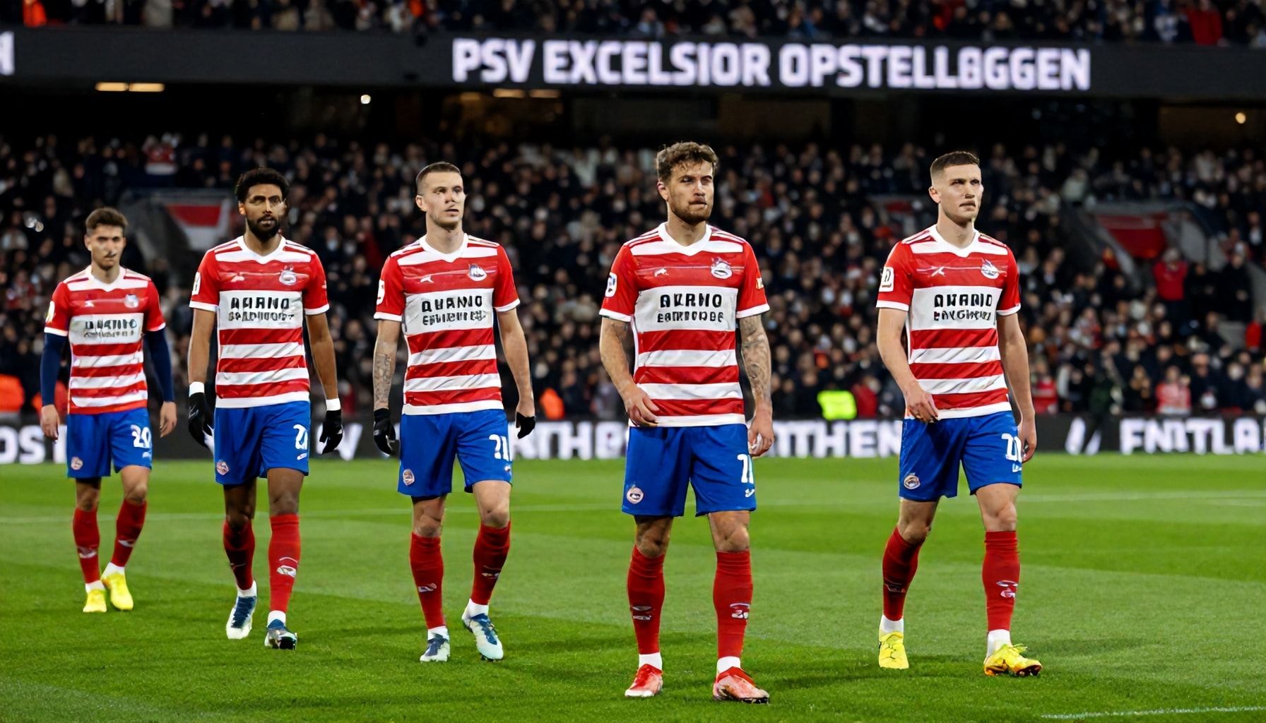 PSV and Excelsior reveal starting line-ups for crucial Eredivisie showdown