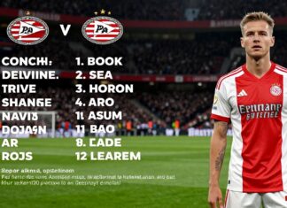 PSV and AZ Alkmaar announce starting line-ups for Saturday clash