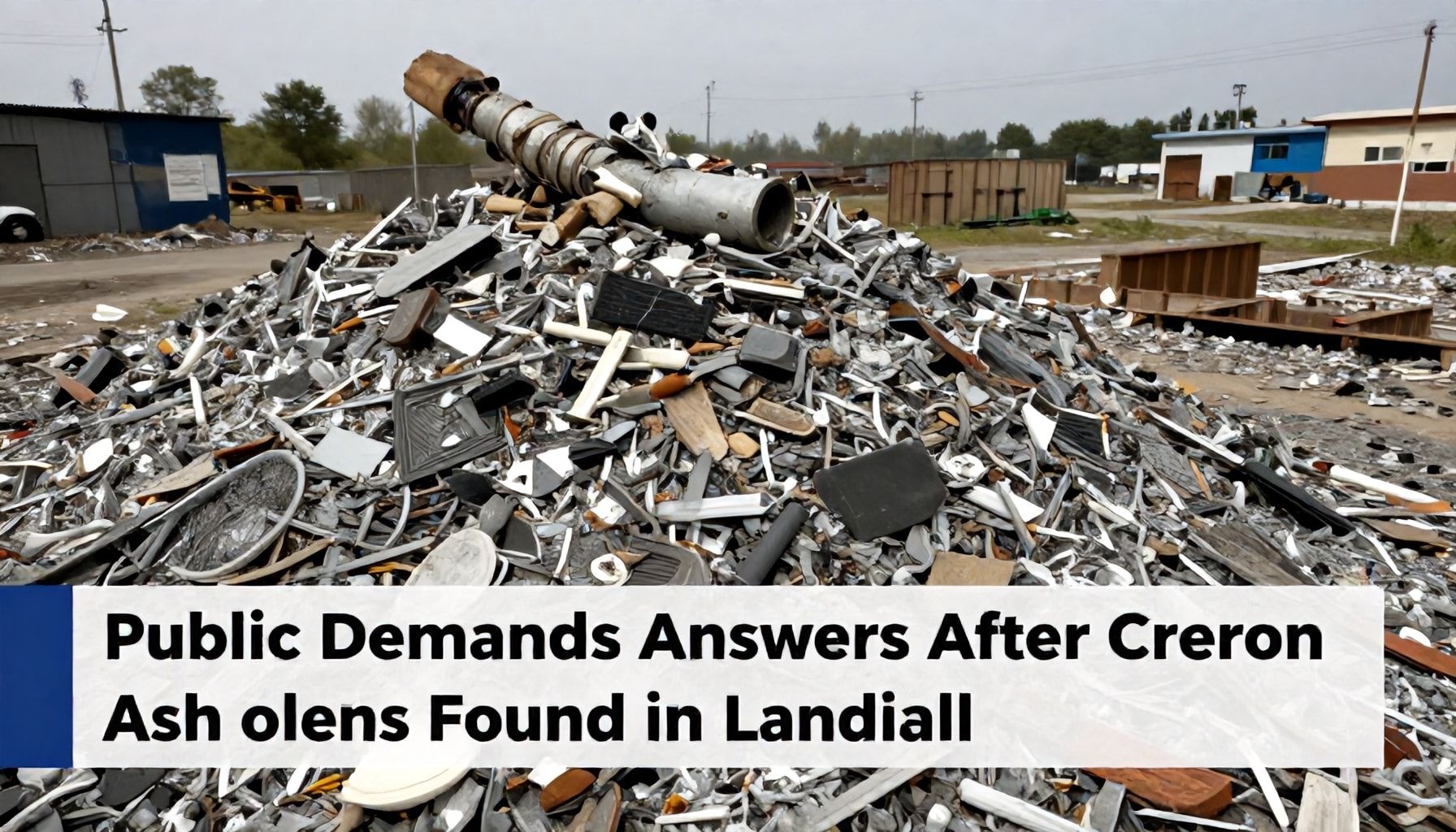 Public Demands Answers After Crematorium Ashes Found in Landfill