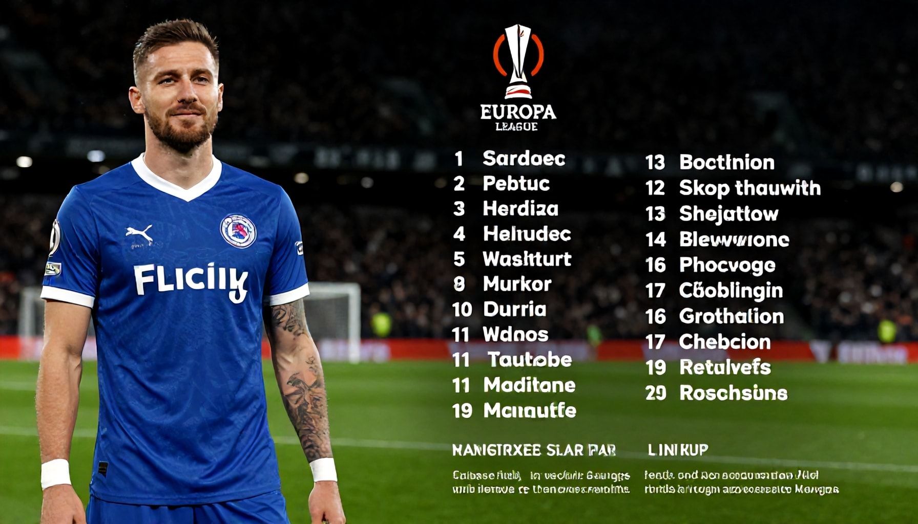 Rangers FC and Club Brugge Finalise Starting Lineups for Europa League Showdown