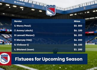 Rangers Announce Fixtures for Upcoming Season