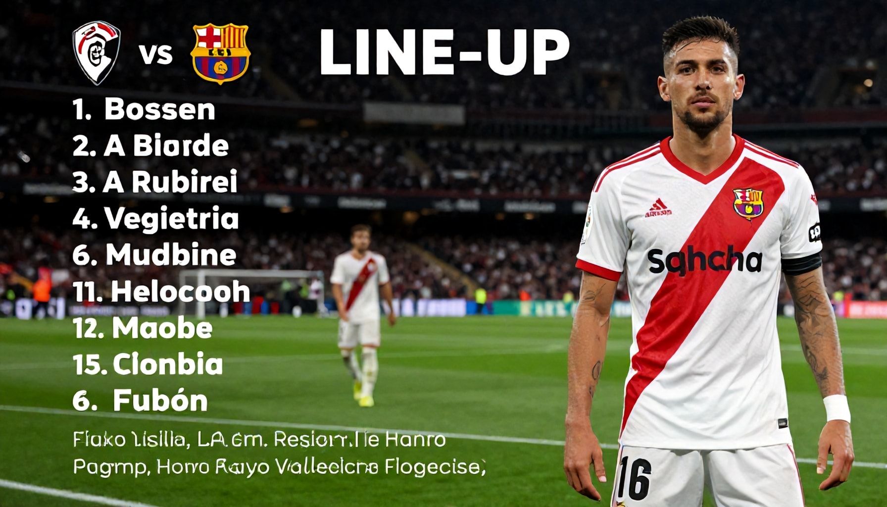 Rayo Vallecano Names Lineup for High-Stakes La Liga Encounter