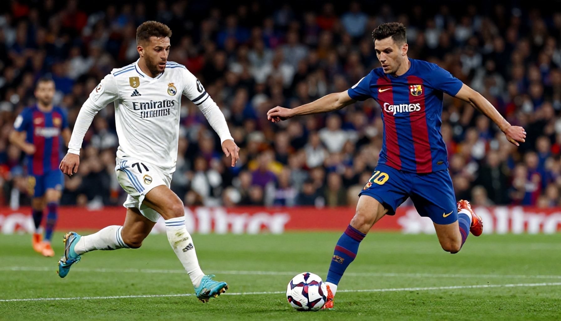 Real Madrid and Barcelona Clash in High-Stakes El Clásico*