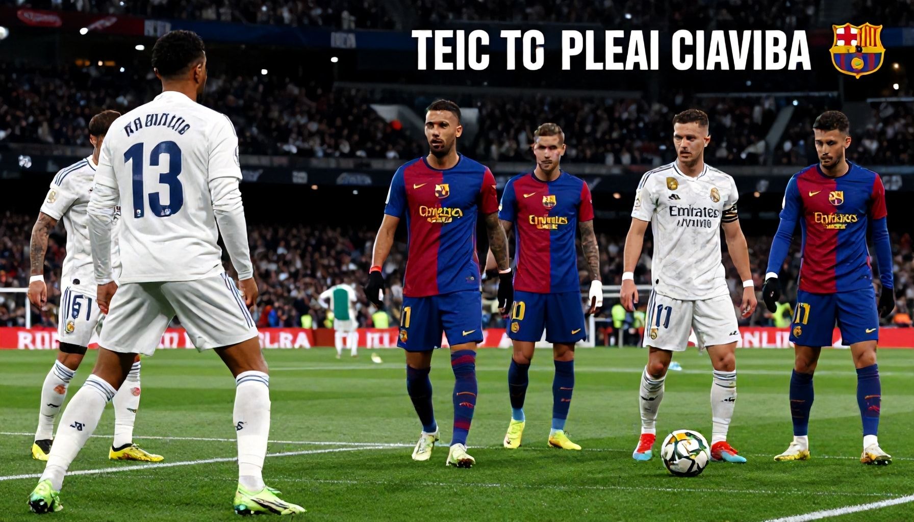 Real Madrid and Barcelona Unveil Teams for Saturday's Clash