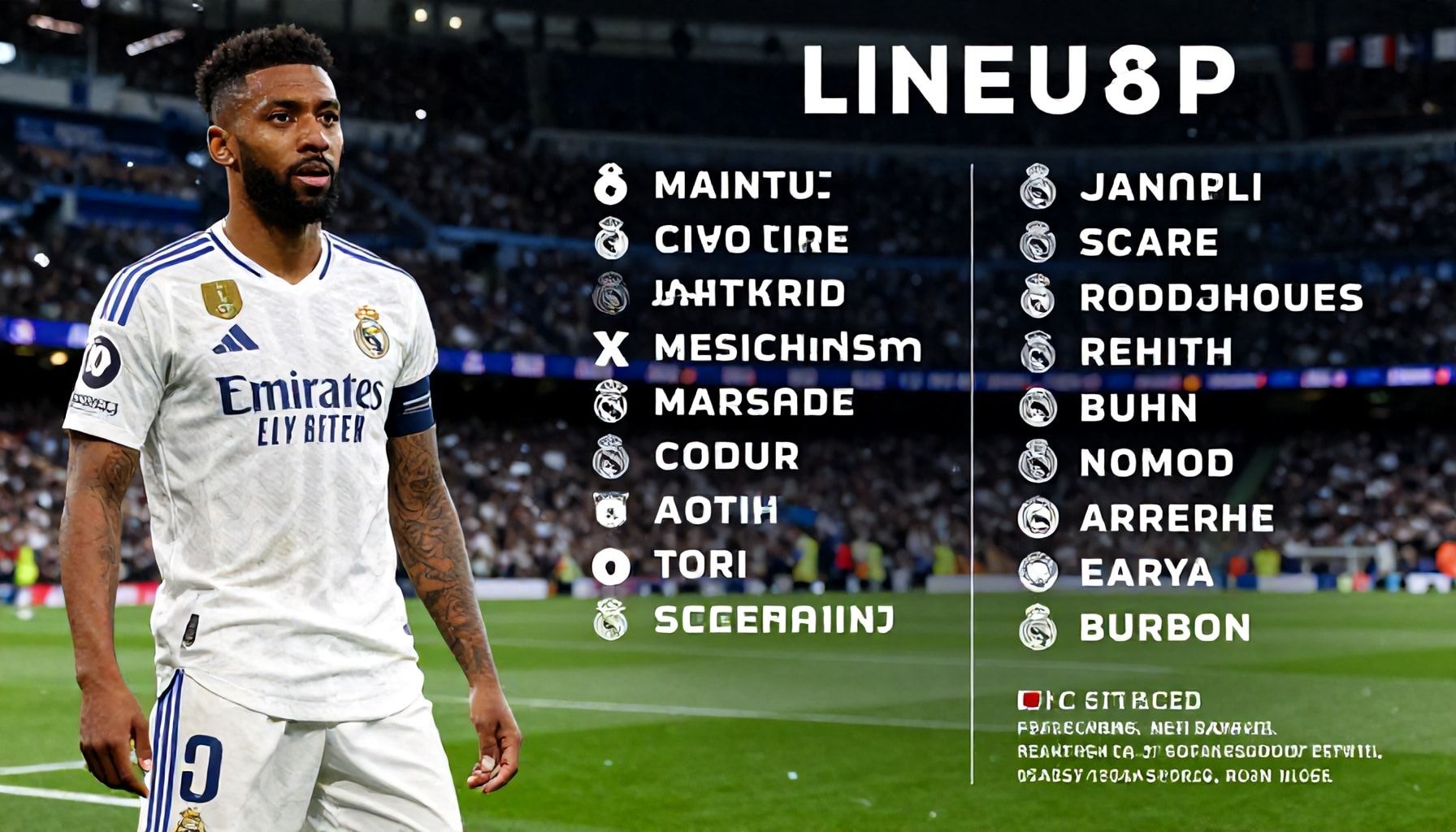Real Madrid and Manchester City Prepare for Tonight's UCL Battle with Finalised Lineups