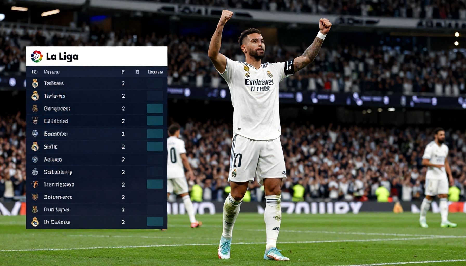 Real Madrid ascend to La Liga summit following weekend triumphs