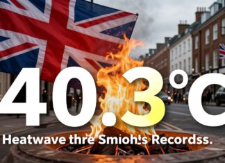 UK Heatwave Smashes Records as Temperatures Soar to 40.3°C