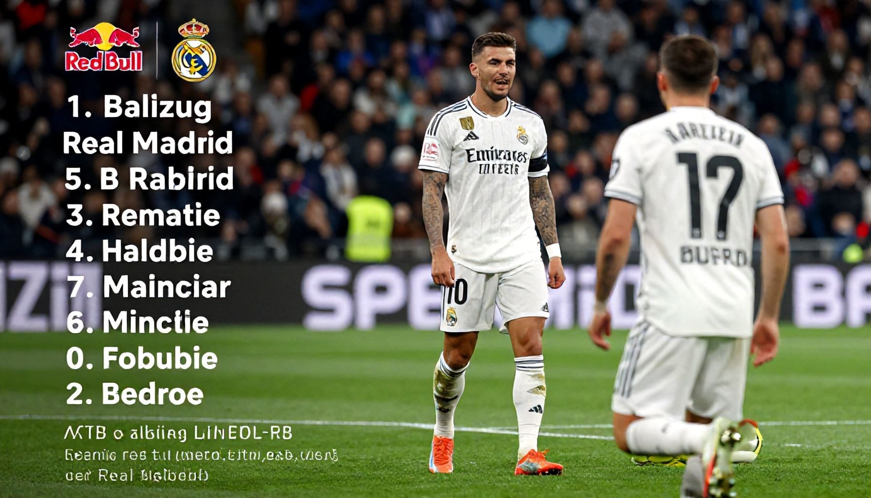 Red Bull Salzburg and Real Madrid Finalise Starting Lineups