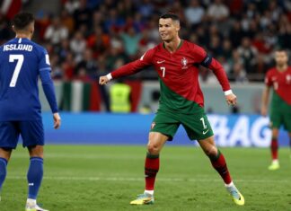 Ronaldo Scores Twice as Portugal Defeats Iceland 4-0