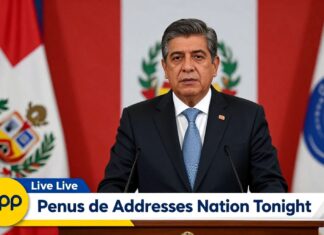 RPP Live: Peru’s President Addresses Nation Tonight