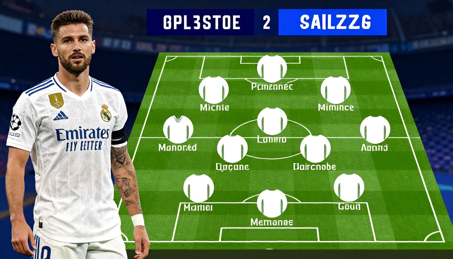 Salzburg and Madrid set squads for Tuesday's Champions League clash