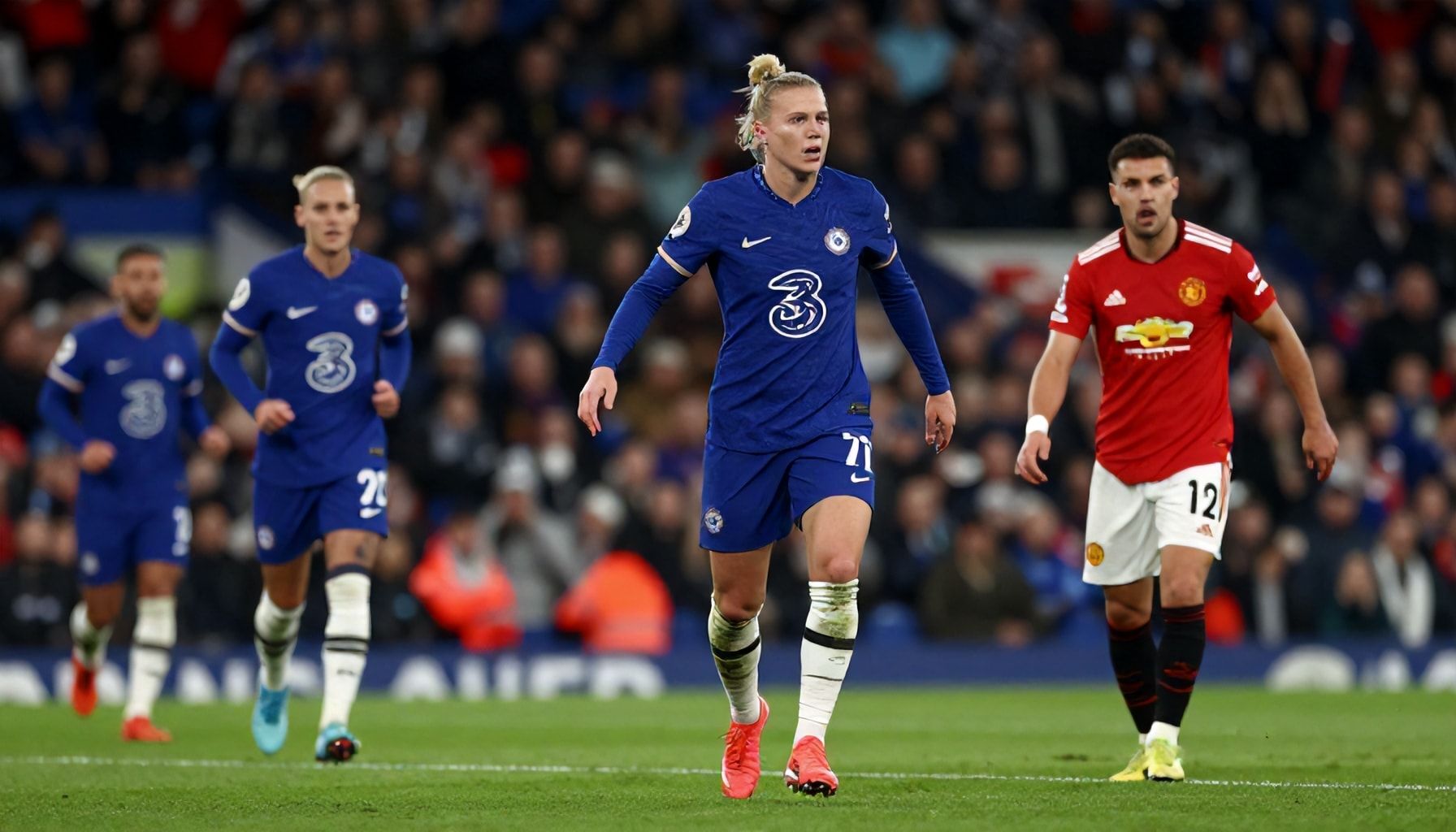 Sam Kerr's brace seals Chelsea's dominant win over Manchester United