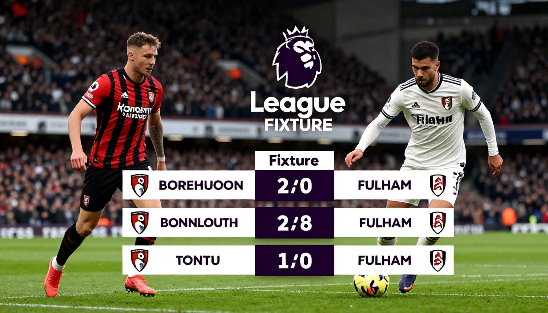 Saturday's Premier League Fixture Pits Bournemouth Against Fulham