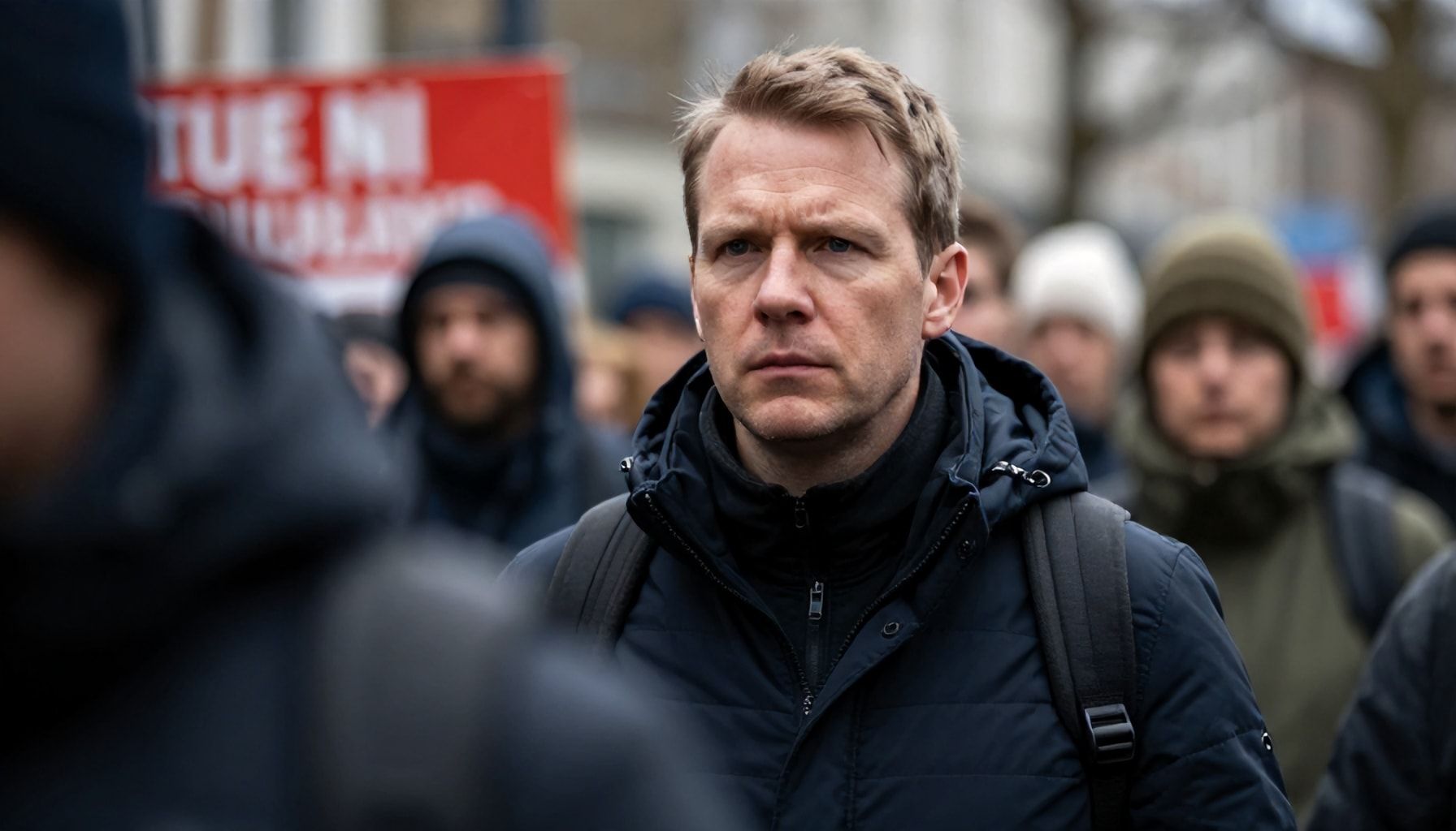 Senne Lammens Detained During Brussels Protests