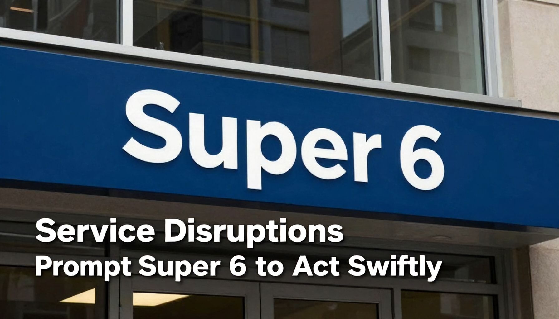 Service Disruptions Prompt Super 6 to Act Swiftly