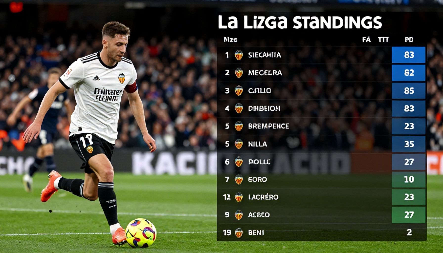 Shocking Turnaround: Valencia's Resurgence Shakes Up La Liga Standings
