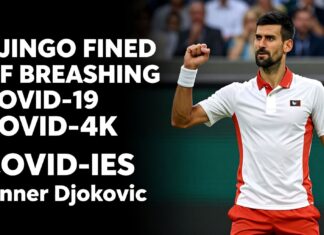 Djokovic Fined for Breaching COVID-19 Protocols