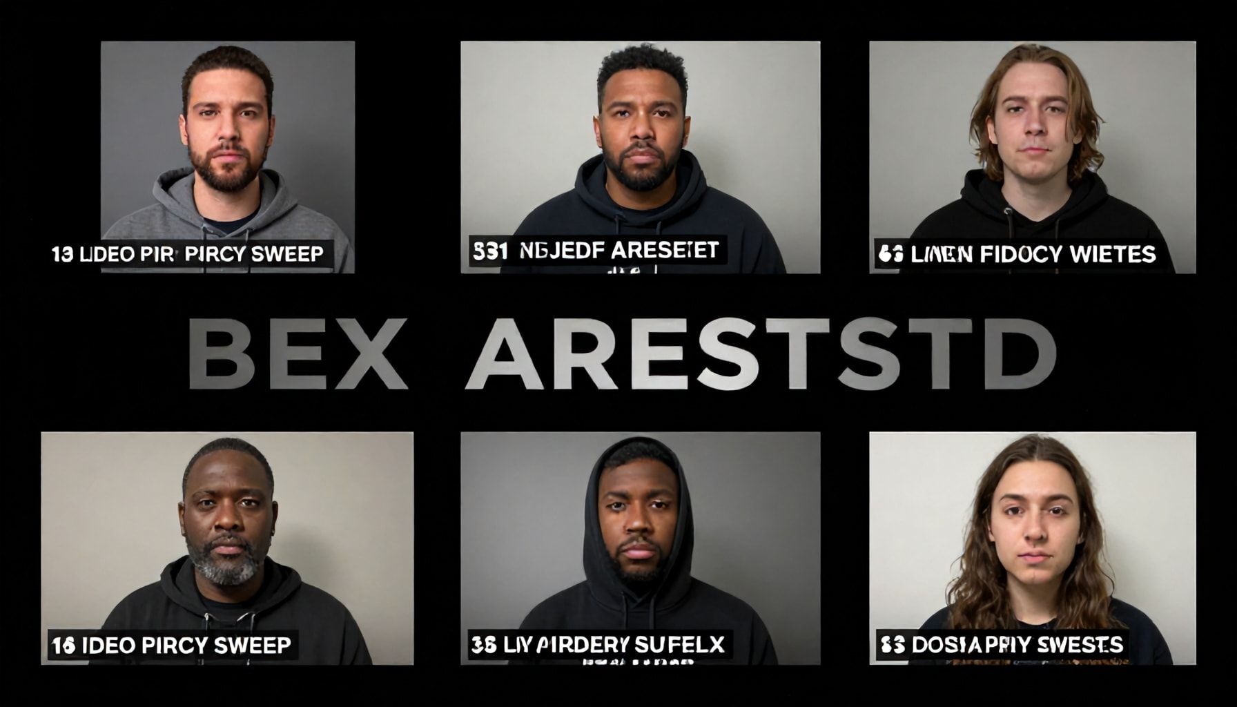 Six Arrested in Coordinated Video Piracy Sweep