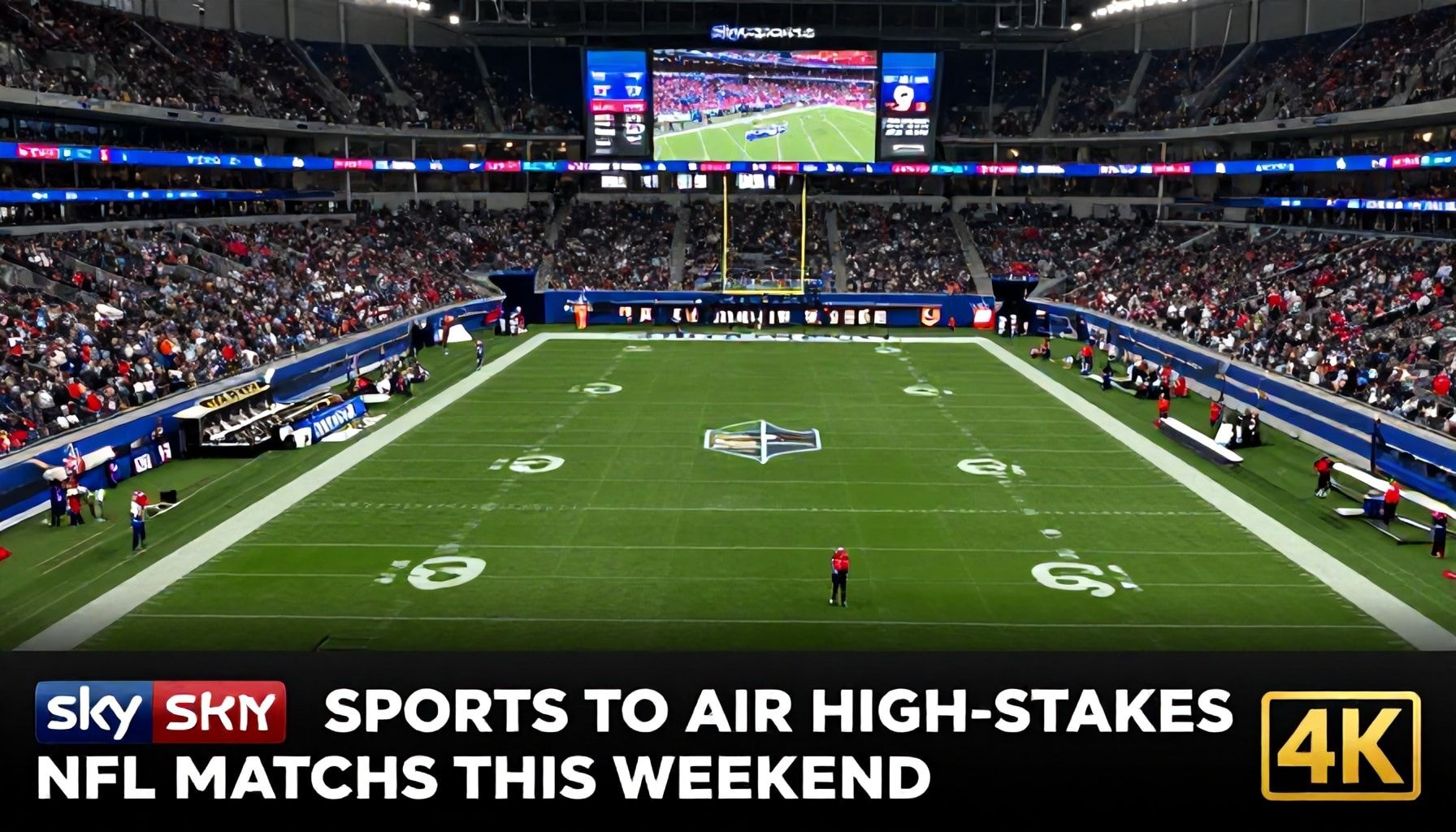 Sky Sports to Air High-Stakes NFL Matches This Weekend