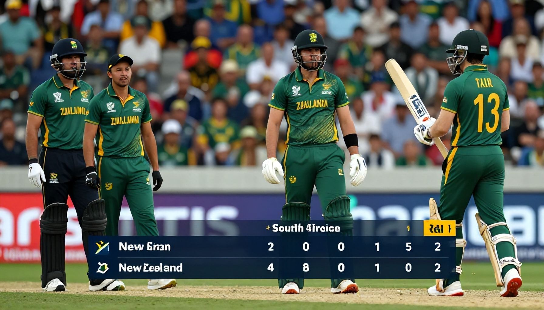 South Africa falls short in tense T20 encounter against New Zealand