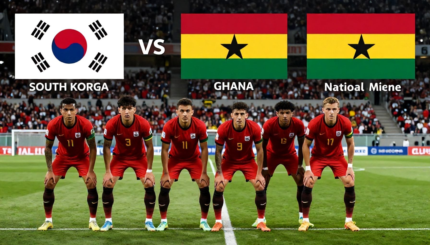 South Korea and Ghana Unveil Starting XI for High-Stakes Showdown