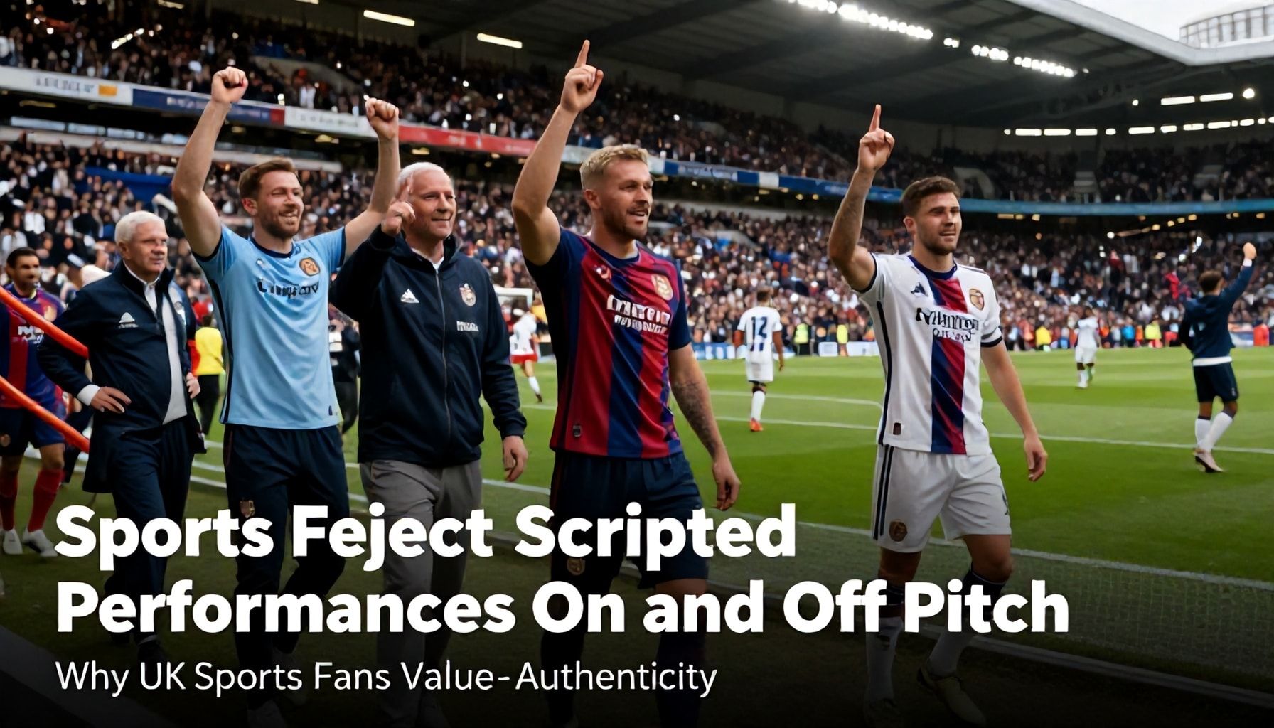 Sports Fans Reject Scripted Performances On and Off Pitch