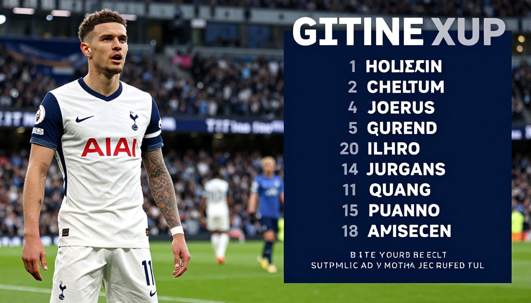 Spurs and City Confirm Lineups for Sunday Clash