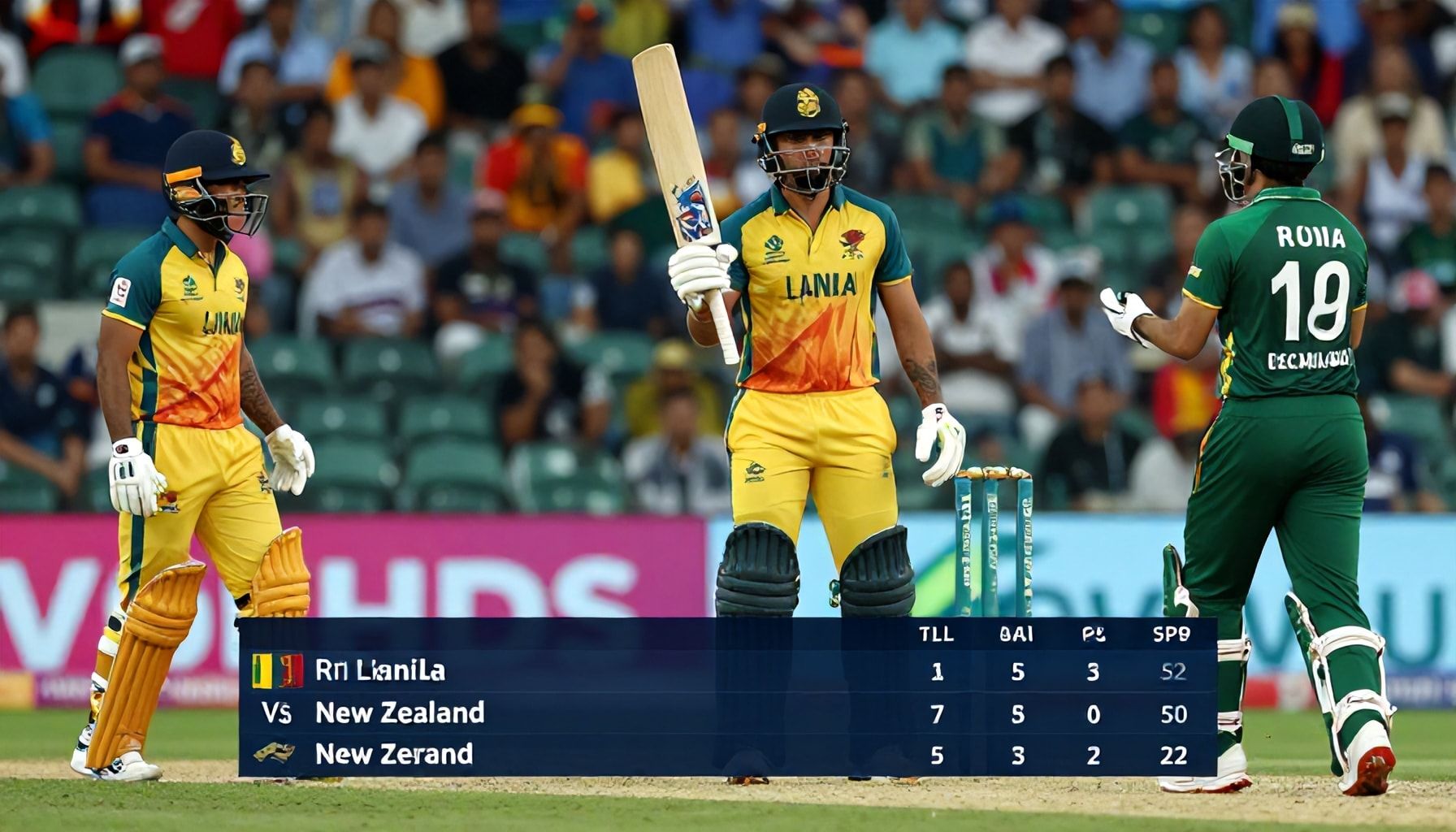 Sri Lanka Edges New Zealand in Nail-Biting T20 Encounter