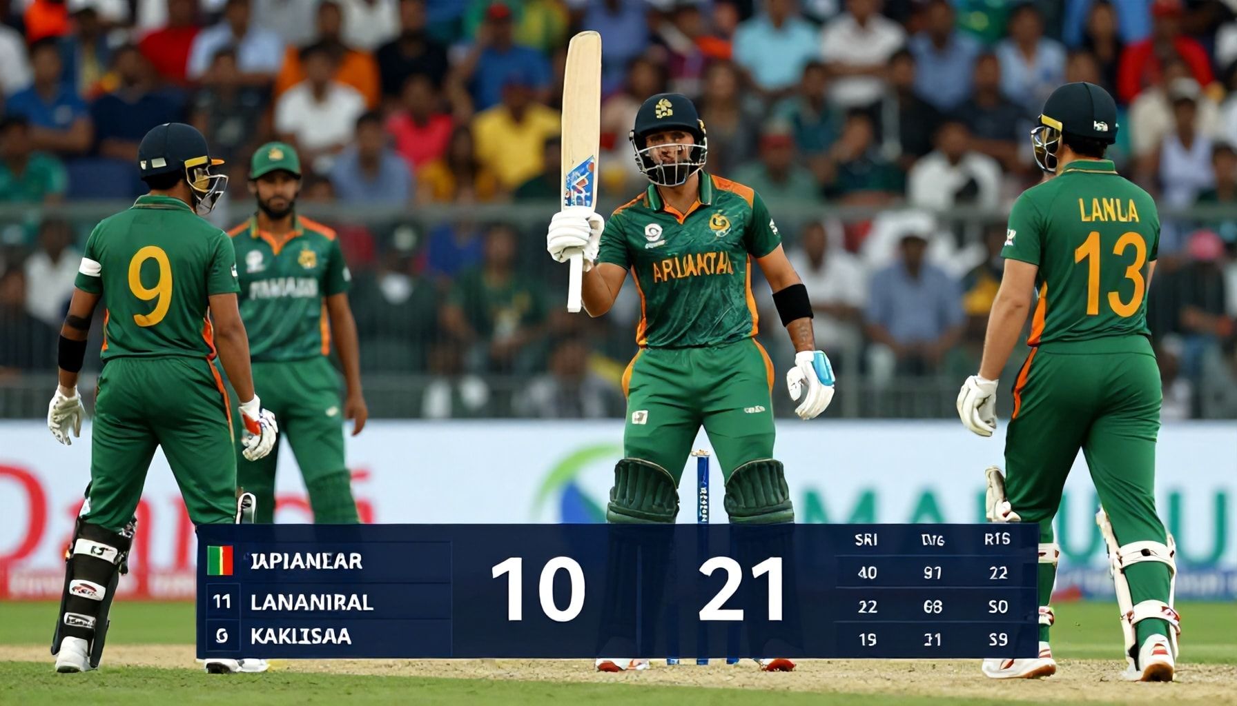 Sri Lanka Falls Short Despite Fierce Fightback Against Pakistan