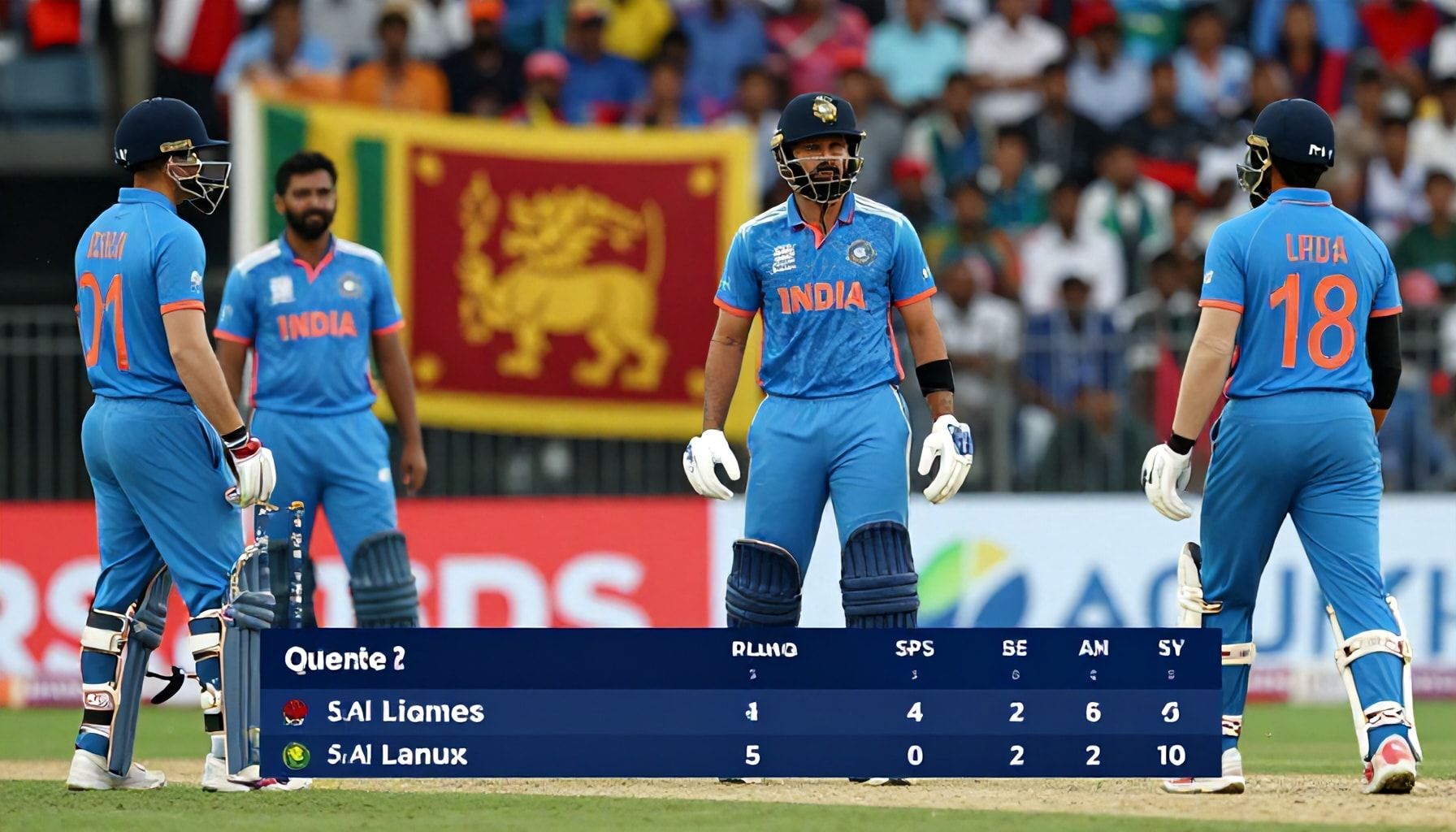 Sri Lanka Fights Back but Falls Short Against India