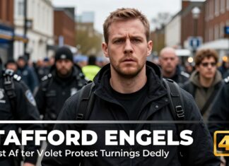 Stafford Engels Arrested After Violent Protest Turns Deadly