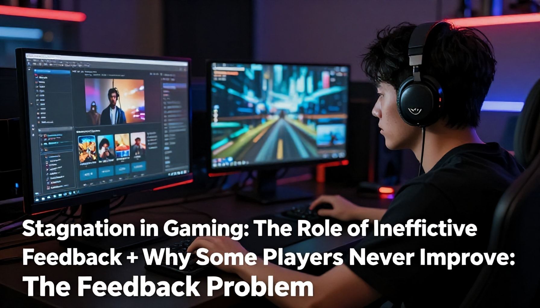 Stagnation in Gaming: The Role of Ineffective Feedback