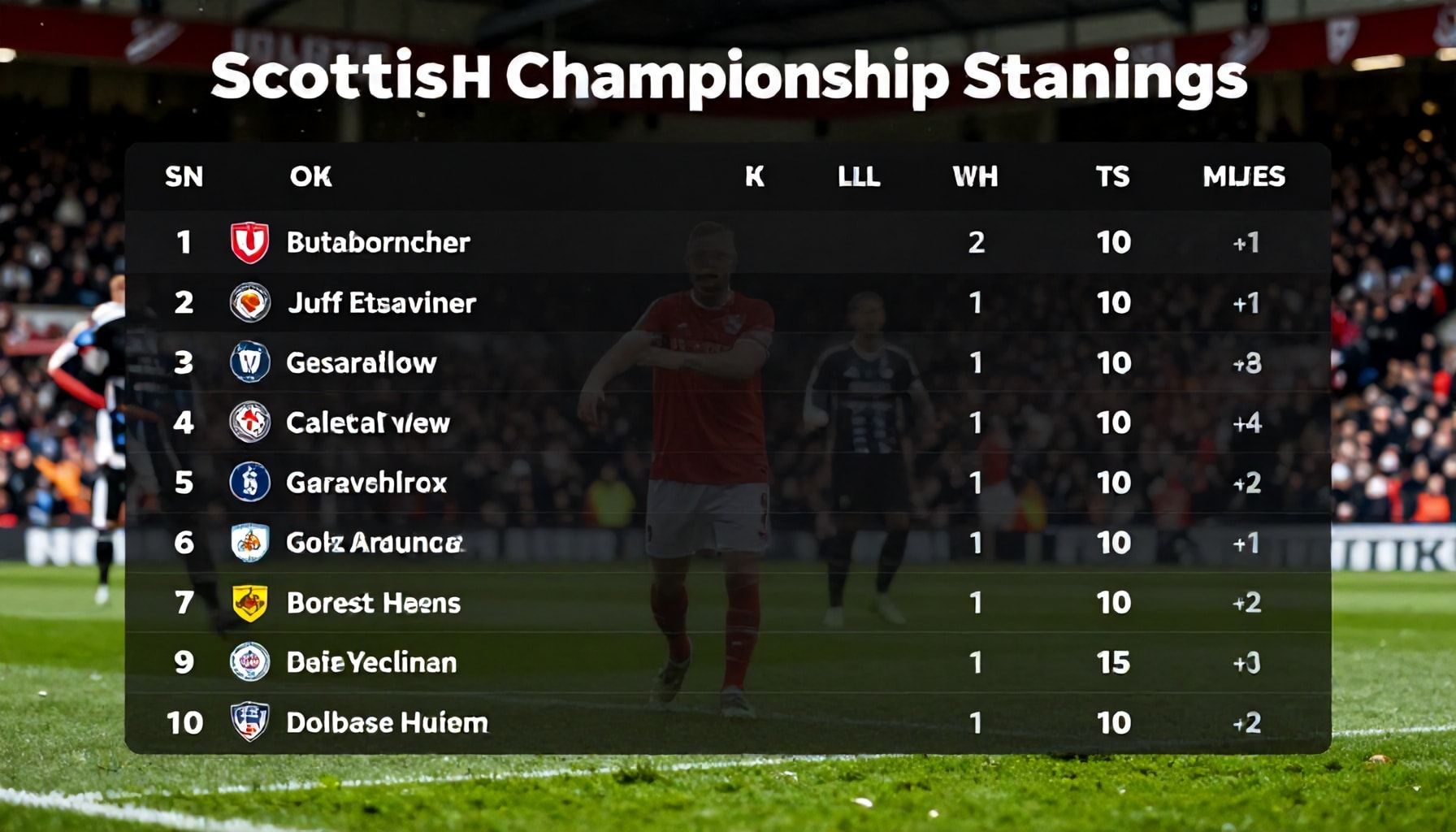 Standings Shift as Hearts Capitalise on Weekend Wins