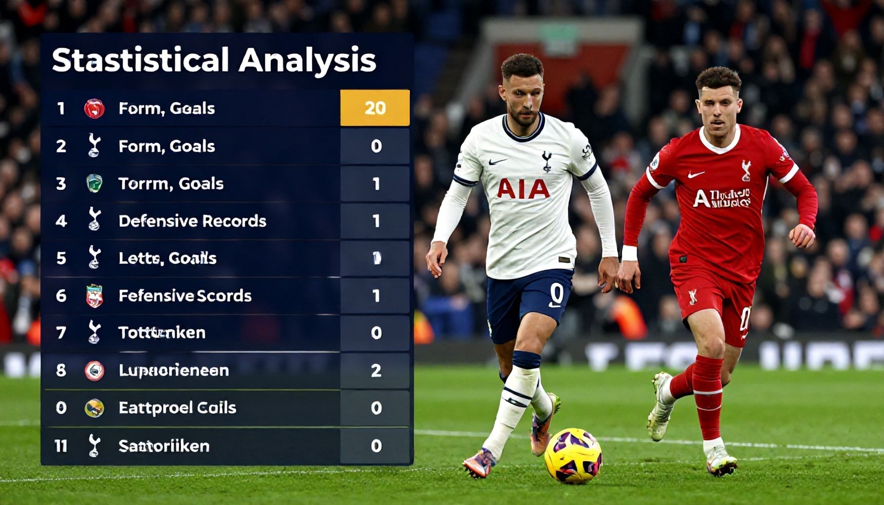 Statistical Analysis: Form, Goals, and Defensive Records Compared