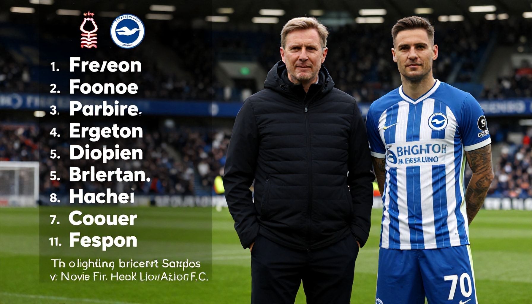 Steve Cooper Makes Bold Selections for Forest's Brighton Test