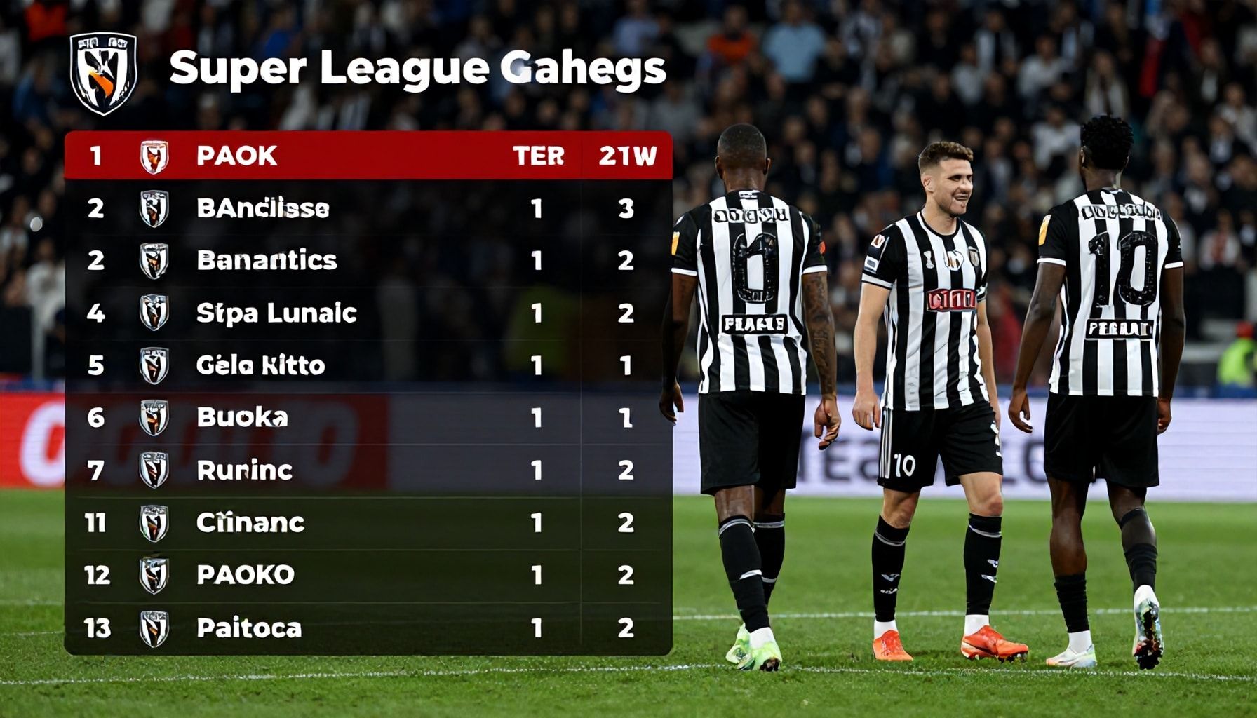 Super League Greece: PAOK Takes Early Lead