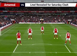 Arsenal vs Chelsea: Lineups Revealed for Saturday Clash