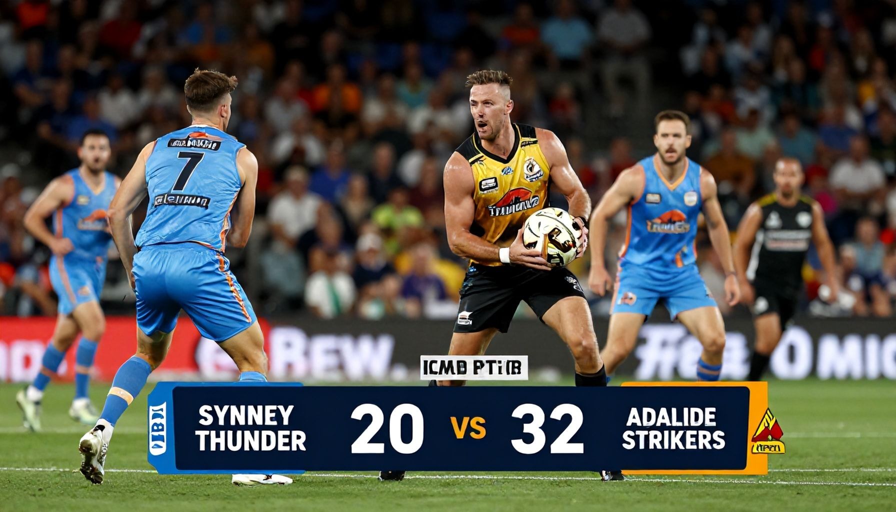 Sydney Thunder Dominate Adelaide Strikers in High-Scoring BBL Encounter