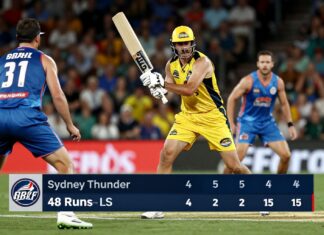Sydney Thunder Crush Adelaide Strikers by 48 Runs in Thrilling BBL Clash