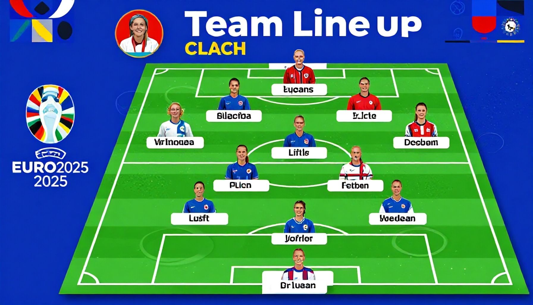 Team Lineups Revealed for Crucial Euro 2025 Clash