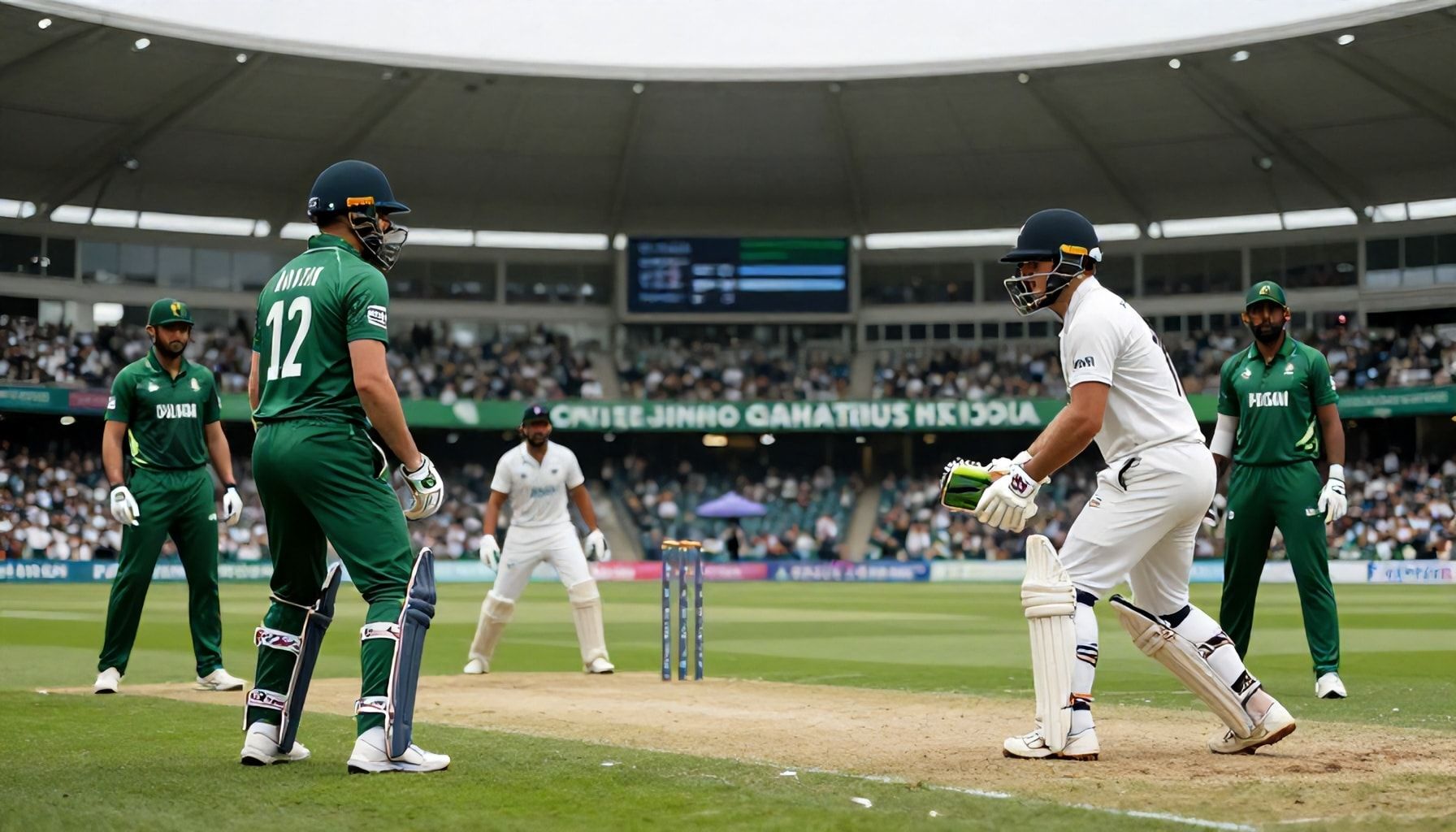 Teams Face Off at Historic Gaddafi Stadium