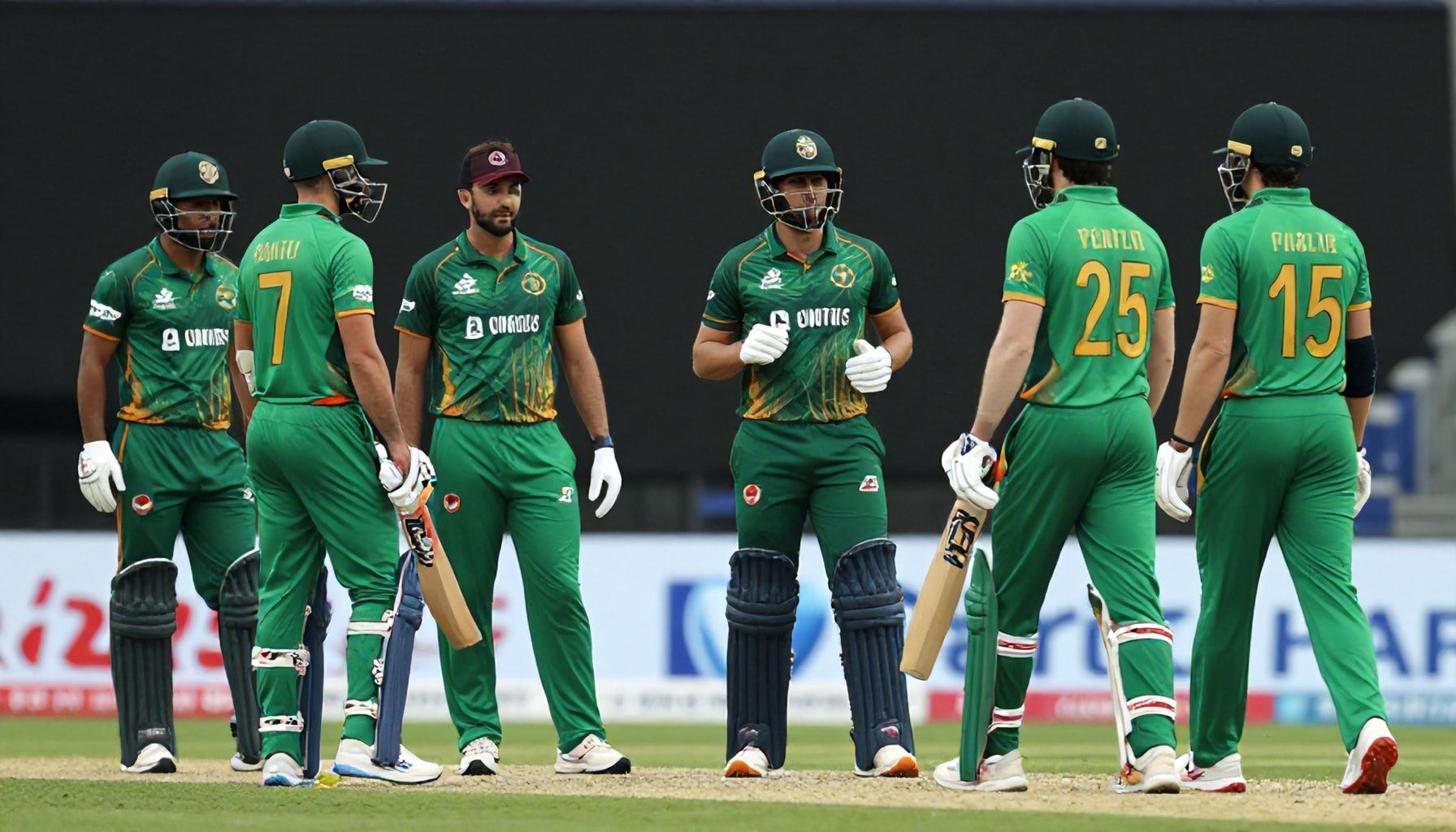 Teams meet for first time in international cricket tournament