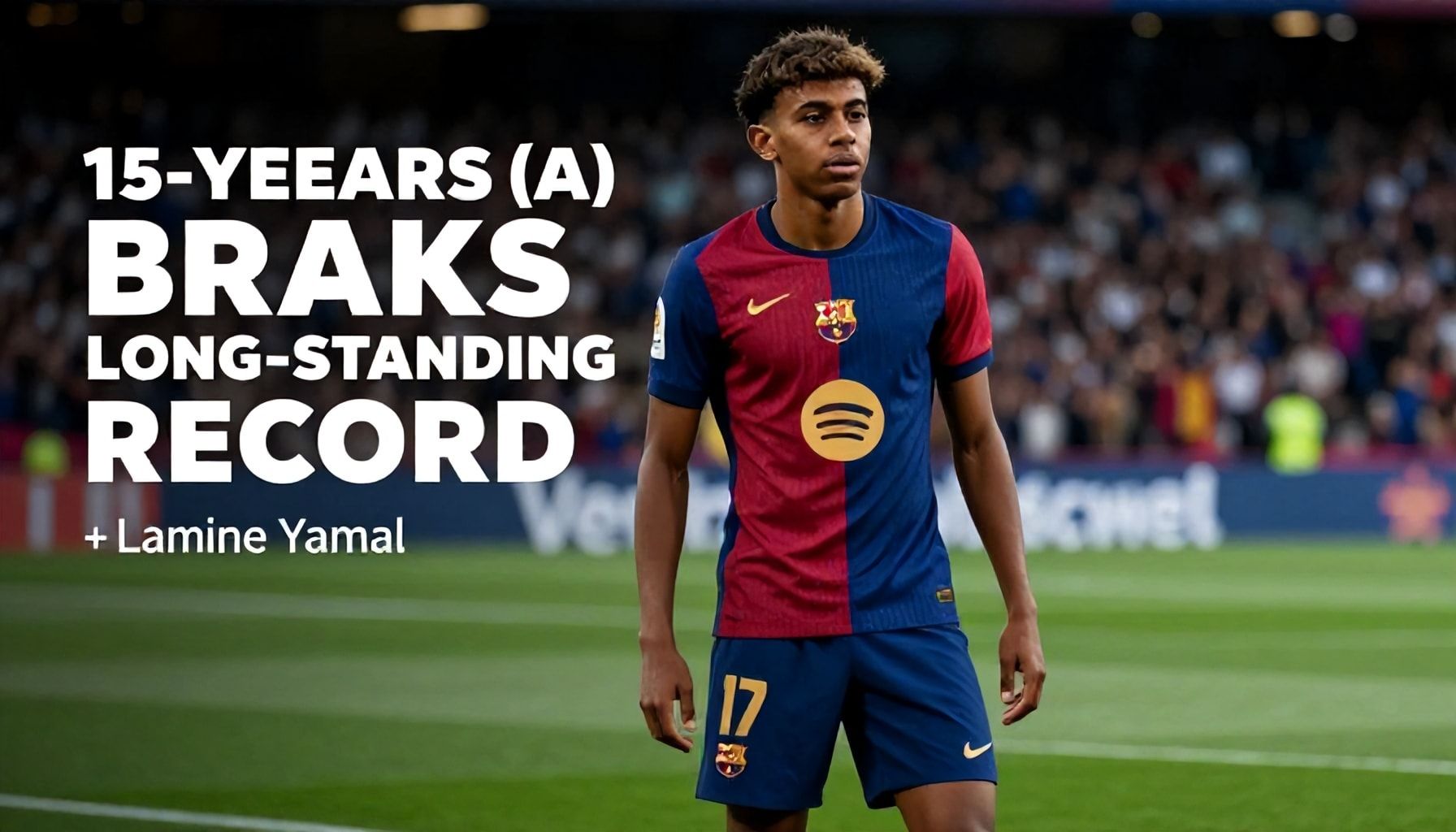 The 15-year-old Midfielder Breaks Long-Standing Club Record