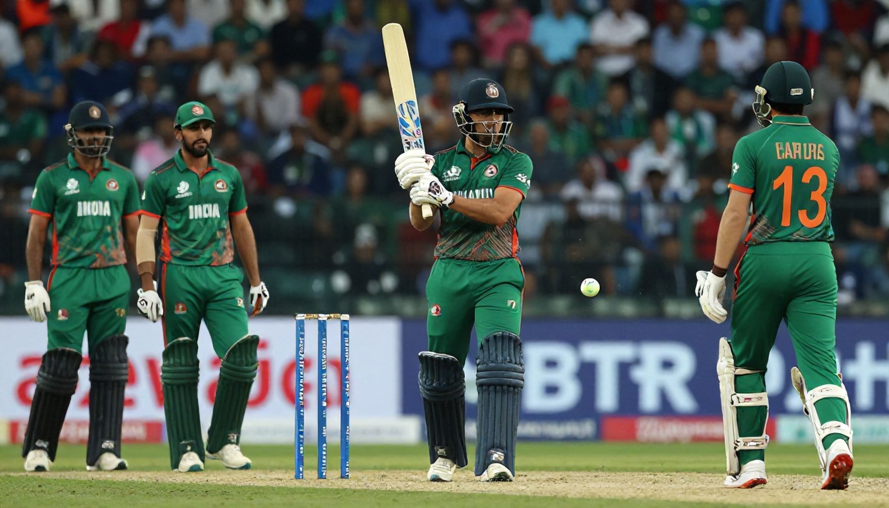 The Afghanistan National Cricket Team Chases Down Target with Three Balls to Spare