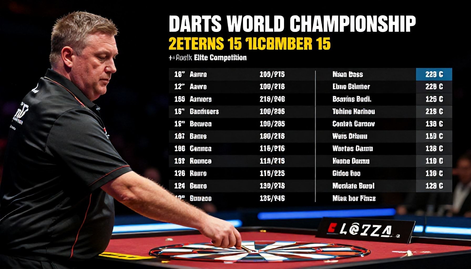 The Darts World Championship Returns December 15 with Elite Competition